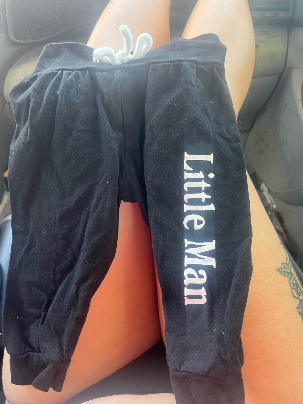 Little Man Black Baby/Toddler Jogger Pants